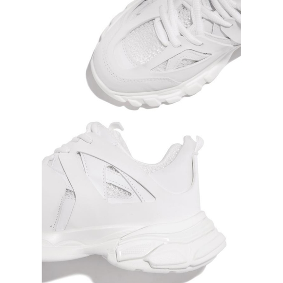 𝙉𝙀𝙒 𝙄𝙉🖤Cool Muse Platform Sneaker -  WHITE - Picture 4 of 8